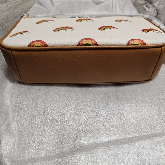COACH Pride Bags Nolita 19 Pride With Rainbow Heart Print🌈 Authentic - Picture 9 of 15